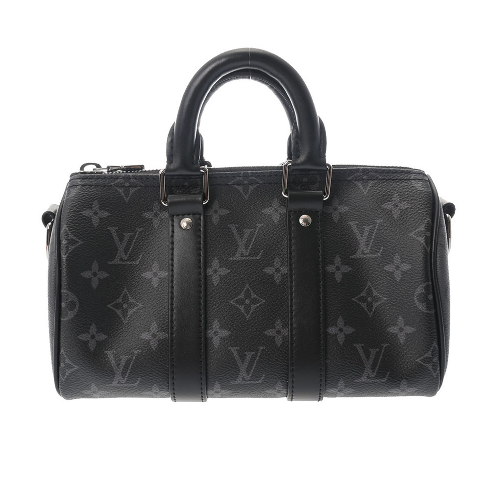 Louis Vuitton Eclipse Monogram Keepall Black Bag Canvas - Picture 2 of 11